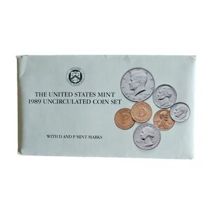 US Mint Uncirculated 1989 Set